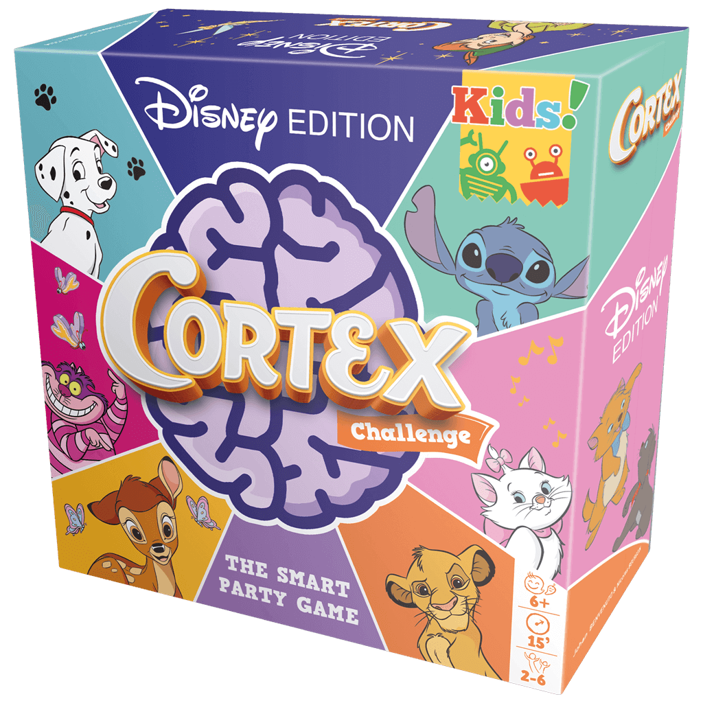 Asmodee - Cortex Disney Kids - Gioco da Tavolo, 2-6 Giocatori, 6+