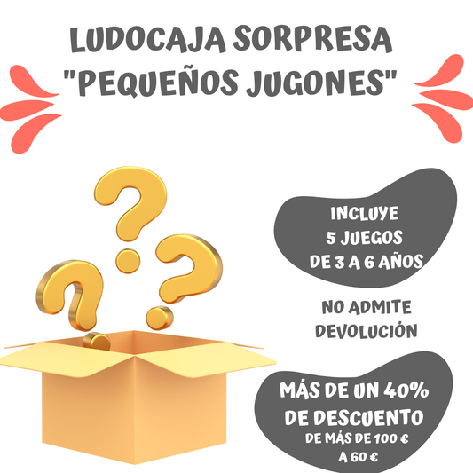 Ludocaja Sorpresa "Pequeños Jugones" - Juego de mesa - Mi Juego Bonito