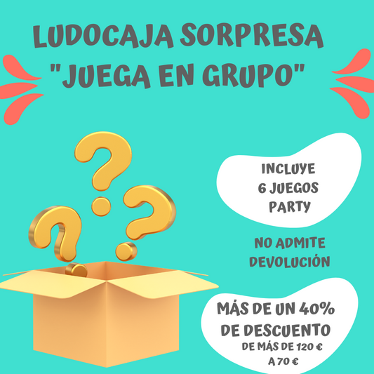 Ludocaja Sorpresa "Juega en Grupo" - Juego de mesa - Mi Juego Bonito