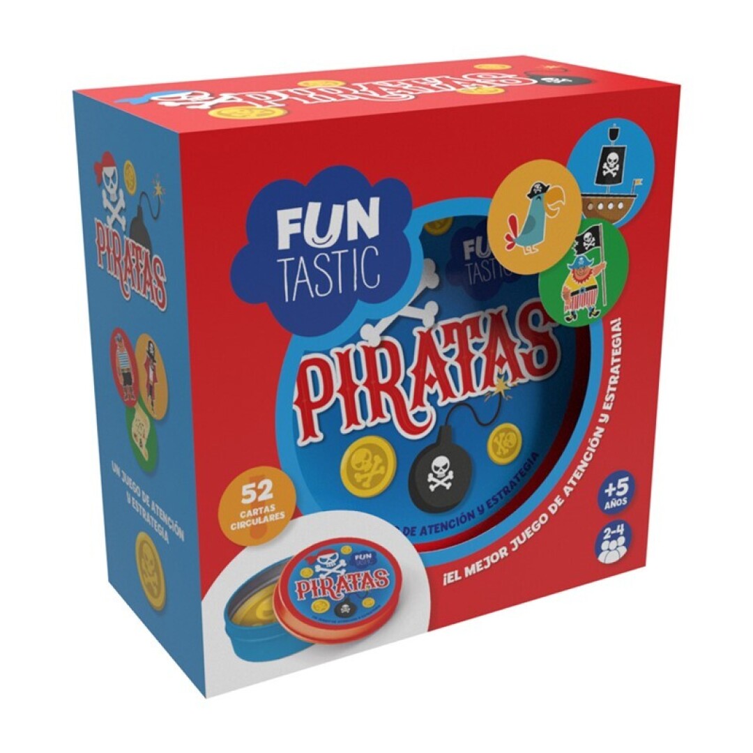 Piratas con Caja  - Juego de mesa - Funtastic - Desde 5 años