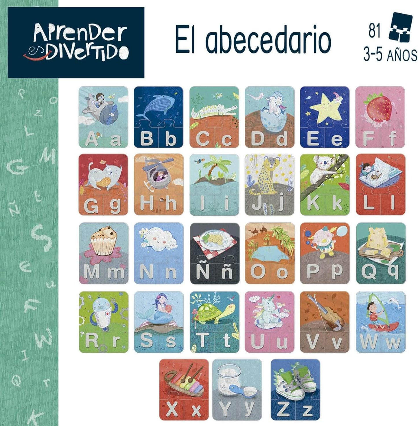 El Abecedario | Juego educativo | Desde 3 años | Educa Board Games