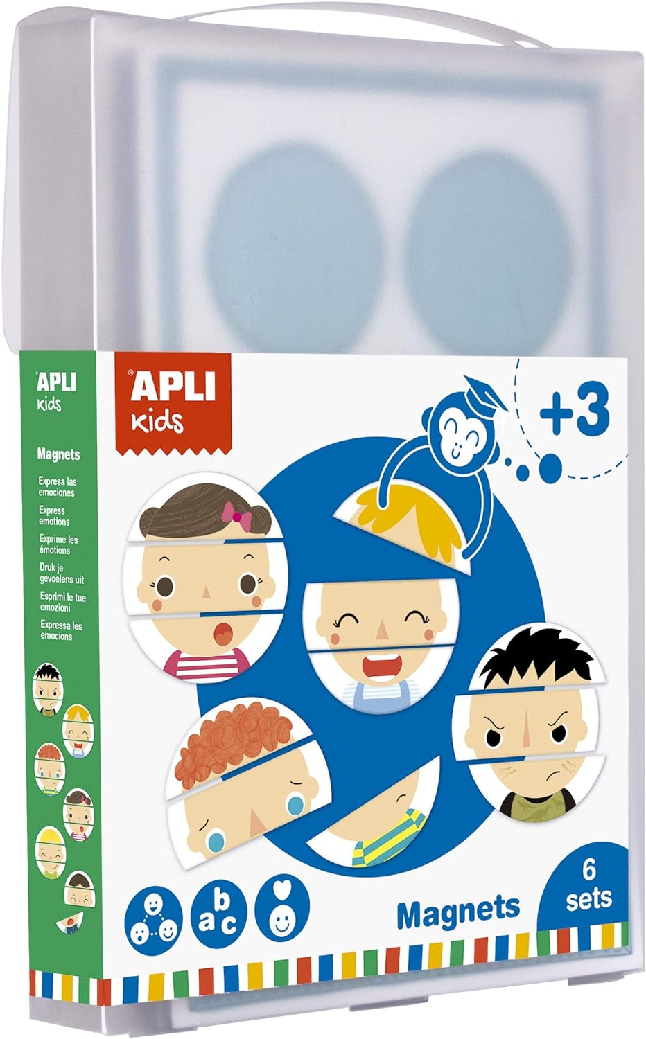 JUEGO MAGNETICO ESTADOS DE ANIMO XXL | APLI KIDS Educational Toys