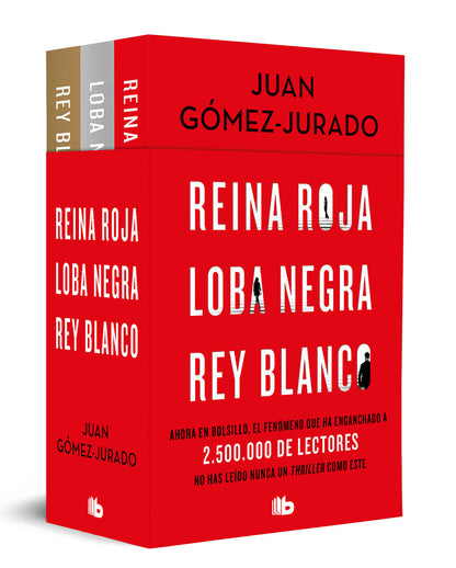 Trilogía Reina roja (Pack con: Reina roja # Loba negra # Rey blanco) | Gómez-Jurado, Juan Books