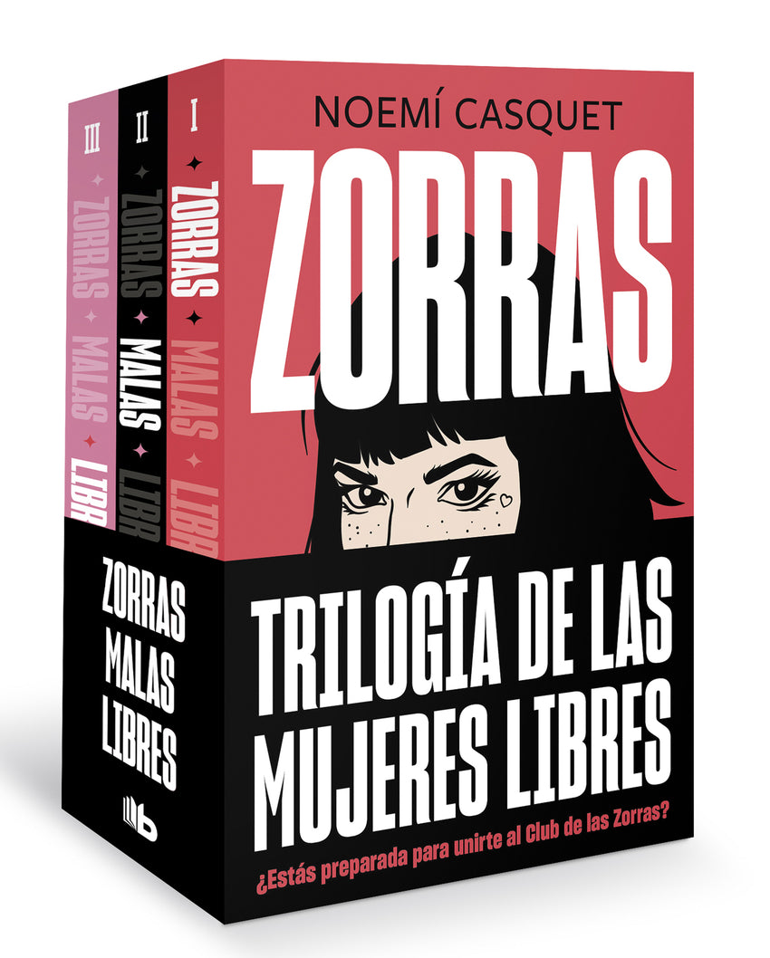 Pack Trilogía Zorras (contiene los títulos: Zorras # Malas # Libres) | Casquet, Noemí Books