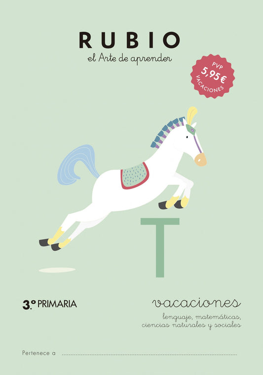 Rubio vacaciones 3ºprimaria | VV.AA Books