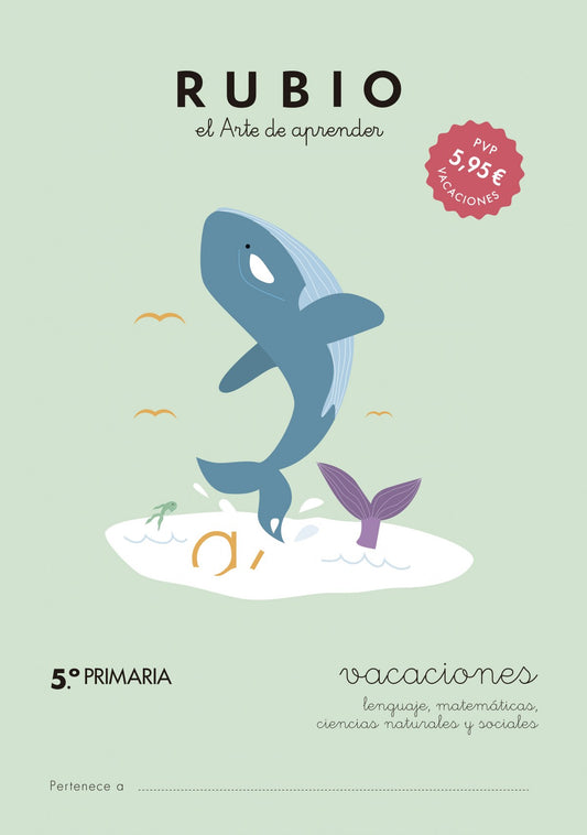 Rubio vacaciones 5ºprimaria | VV.AA Books