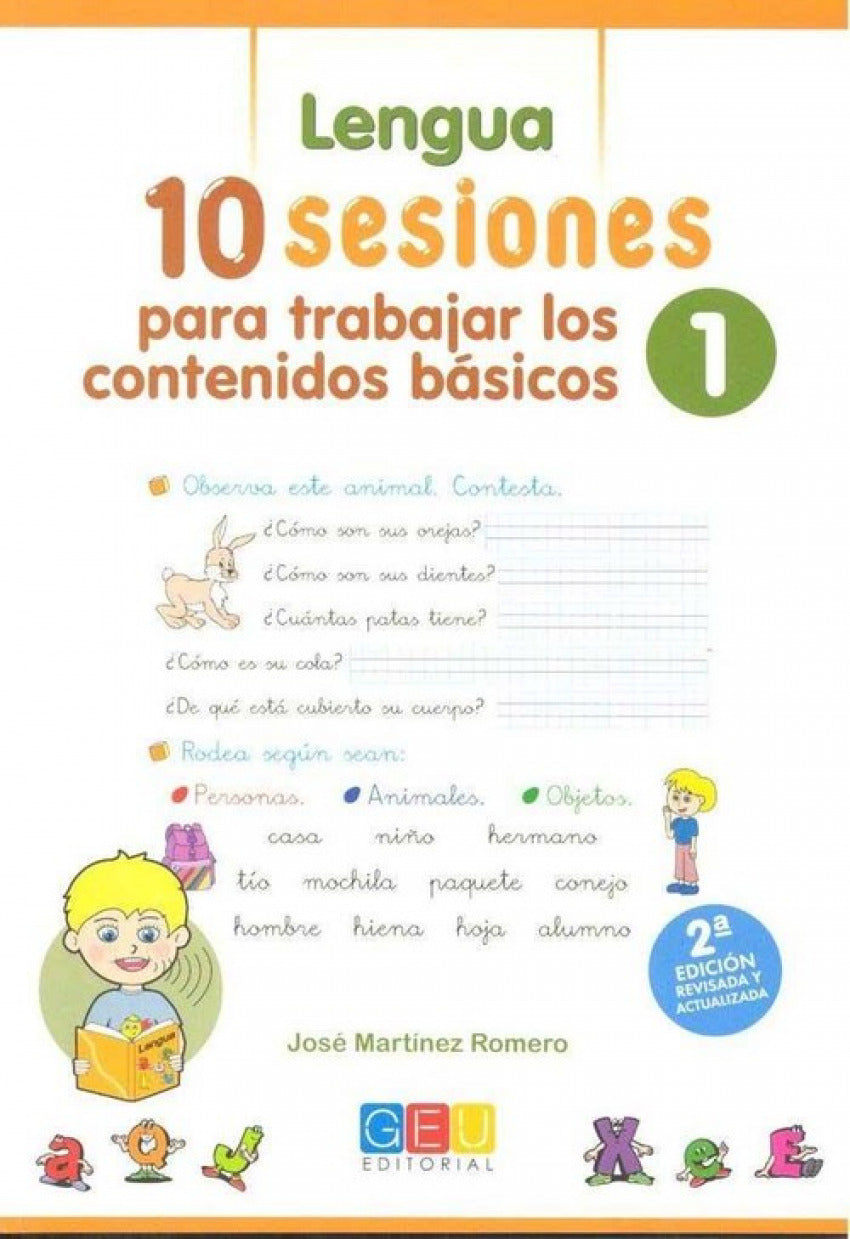 10 Sesiones para trabajar los contenido básicos : lengua y matemáticas 1 | Martinez Romero, Jose Books