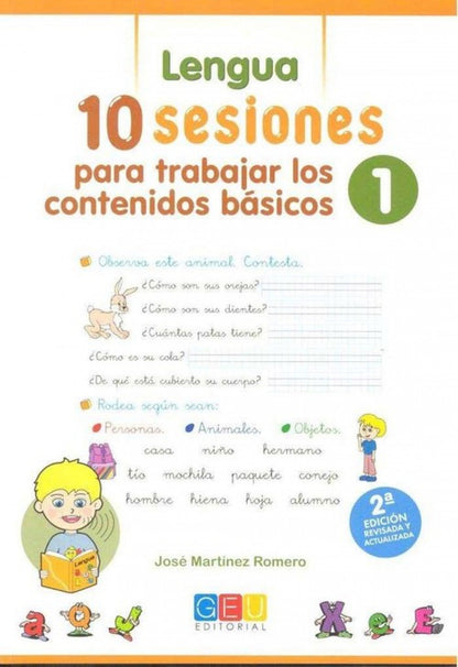 10 Sesiones para trabajar los contenido básicos : lengua y matemáticas 1 | Martinez Romero, Jose Books