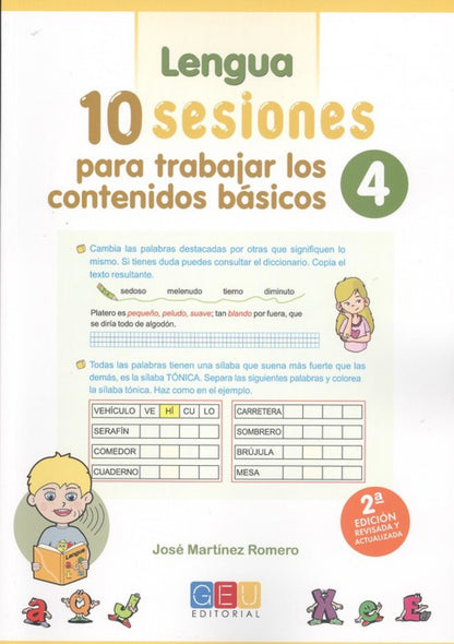 10 sesiones para trabajar los contenidos básicos 4 | Martinez Romero, Jose Books