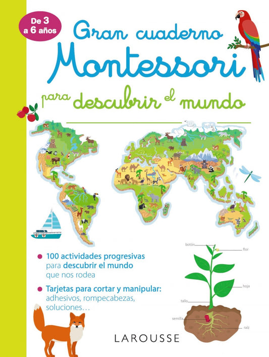 GRAN CUADERNO MONTESSORI PARA DESCUBRIR EL MUNDO | Books