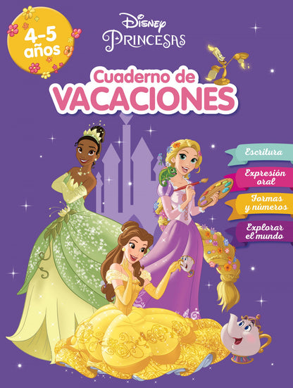 Cuaderno de vacaciones Princesas. 4-5 años (Aprendo con Disney) | Disney Books