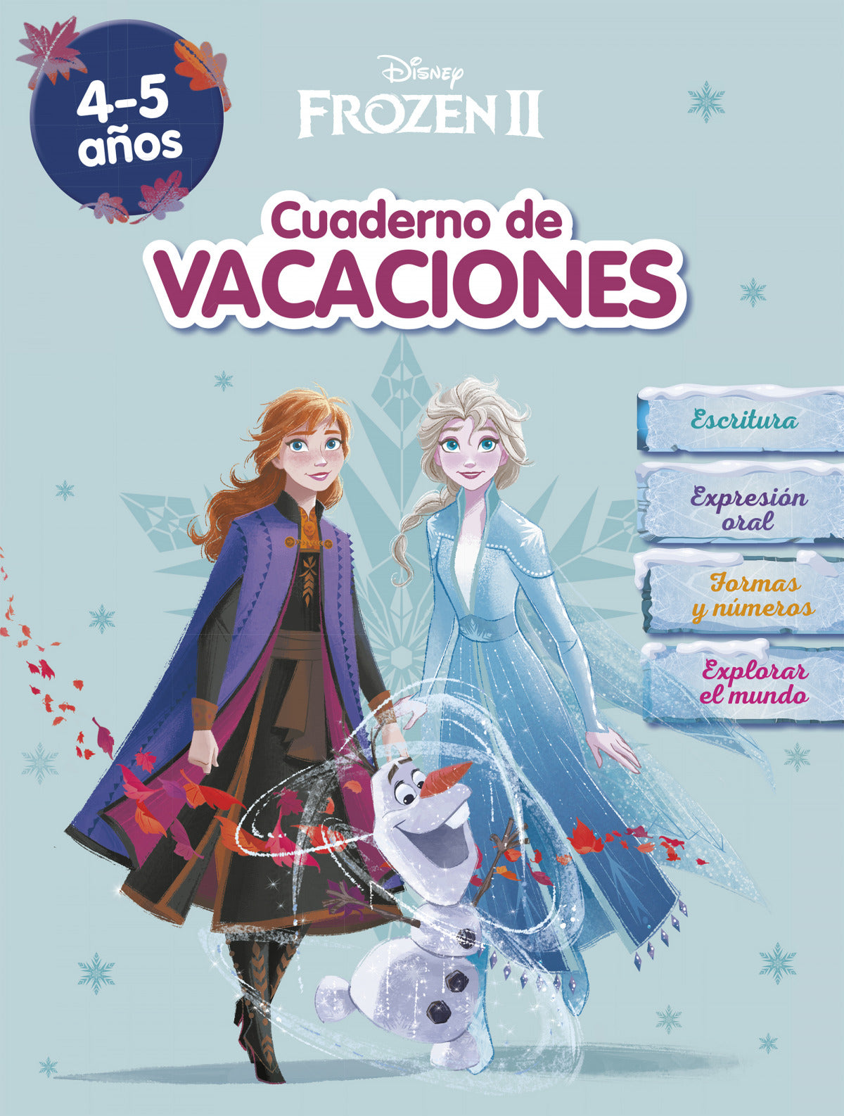 FROZEN.CUAD.VACACIONES 4-5 AÑOS.(APRENDO CON DISNEY) | Disney Books