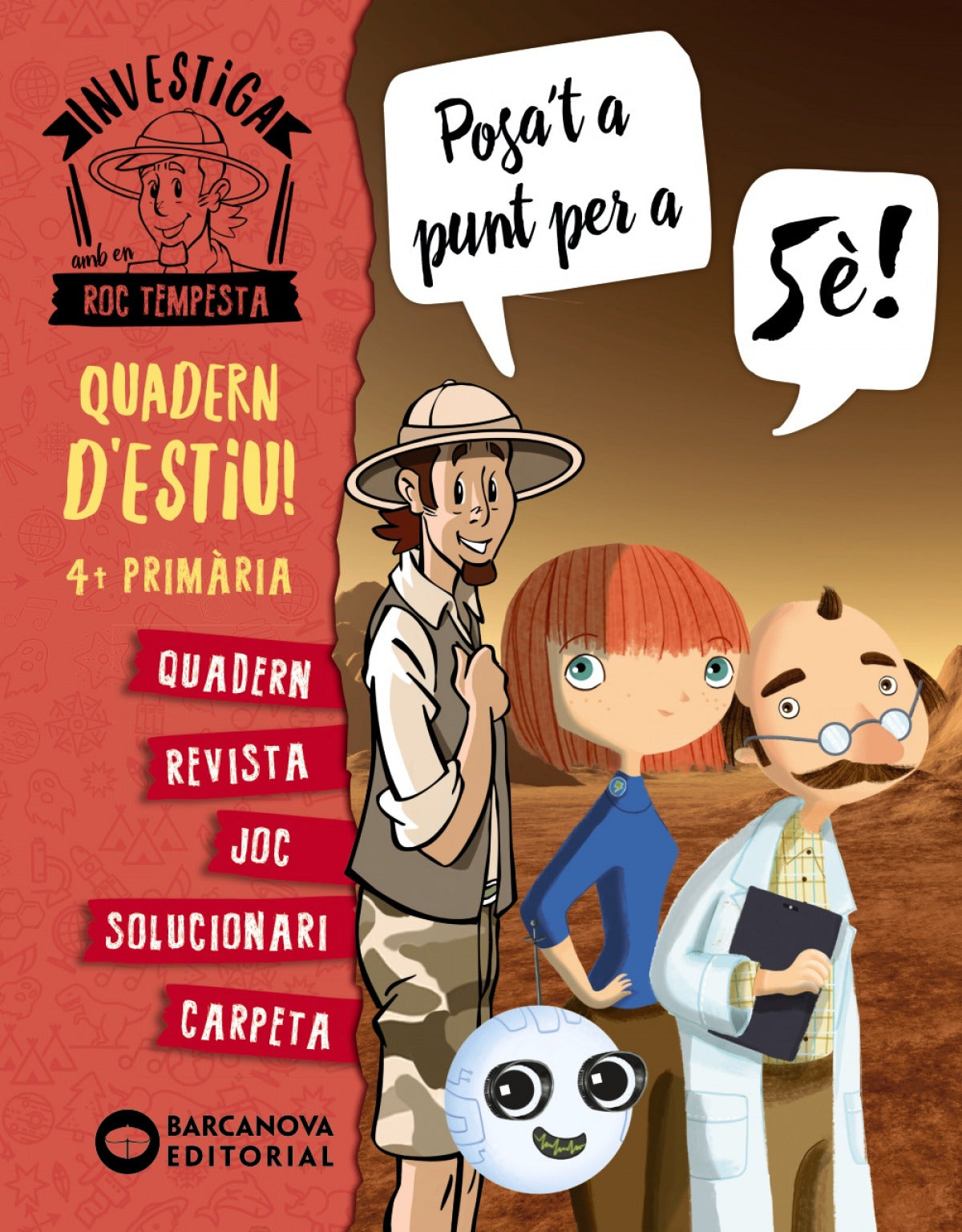 Investiga amb Roc Tempesta 4t. Posa't a punt per a 5è | Murillo Guerrero, Núria Books