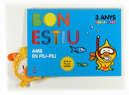 Bon estiu amb en Piu-piu. 3 anys. Coloraines | Equip Editorial Cruïlla, Books