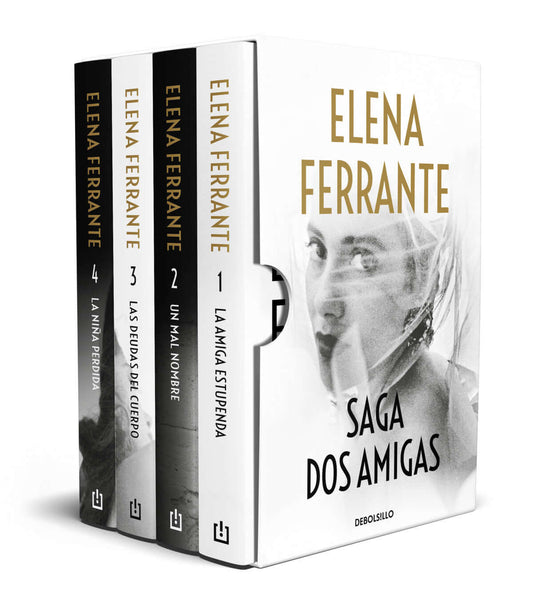 Saga Dos amigas (La amiga estupenda # Un mal nombre # Las deudas del cuerpo # La niña perdida) | Ferrante, Elena Books