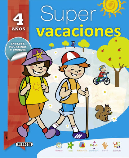 Super vacaciones 4 años | AA.VV. Books