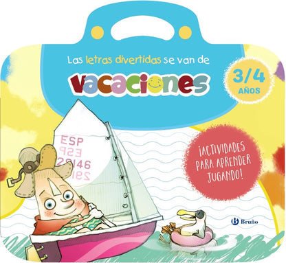 (24).(3-4 AÑOS).LETRAS DIVERTIDAS VAN VACACIONES | Carril Martínez, Isabel Books