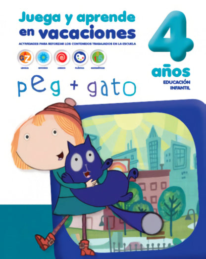 CUADERNO DE VACACIONES 4 AÑOS PEG+GATO | VV.AA. Books