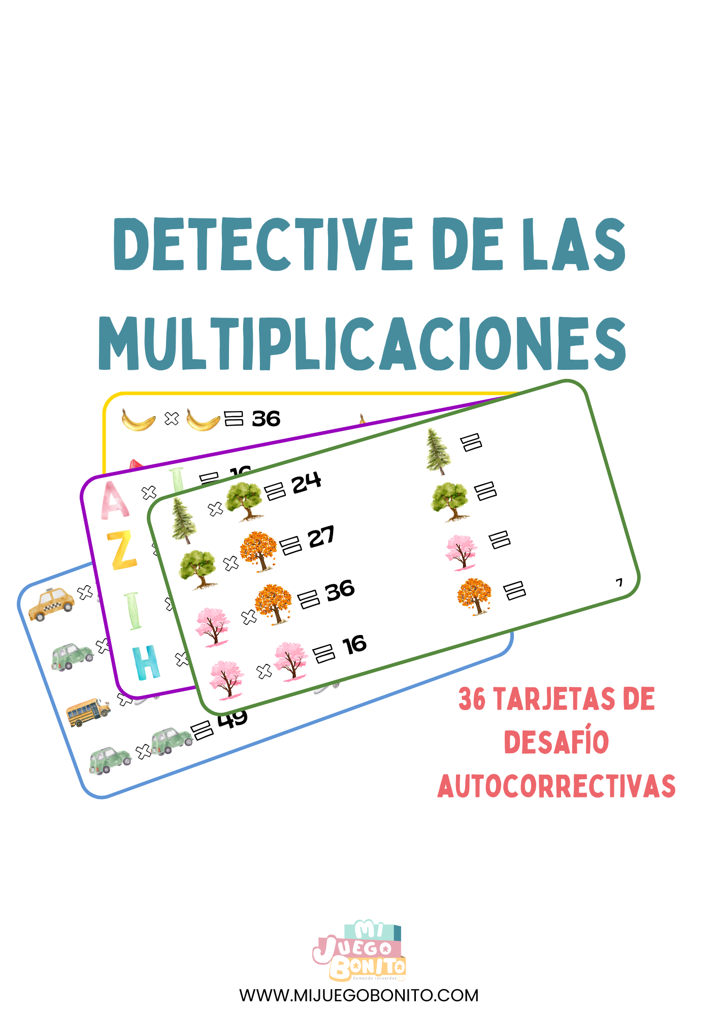 Detectives de Multiplicaciones | Matemáticas | Mi Juego Bonito