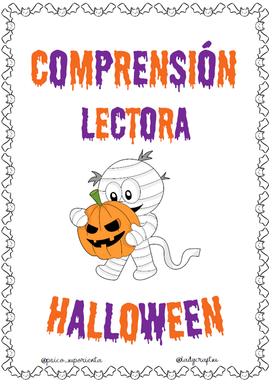 COMPRENSIÓN LECTORA HALLOWEEN | Ladycraft