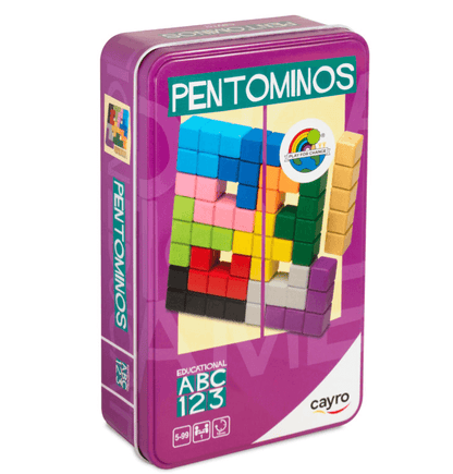 Pentominos Metal Box - Juego de mesa - Cayro Board Games