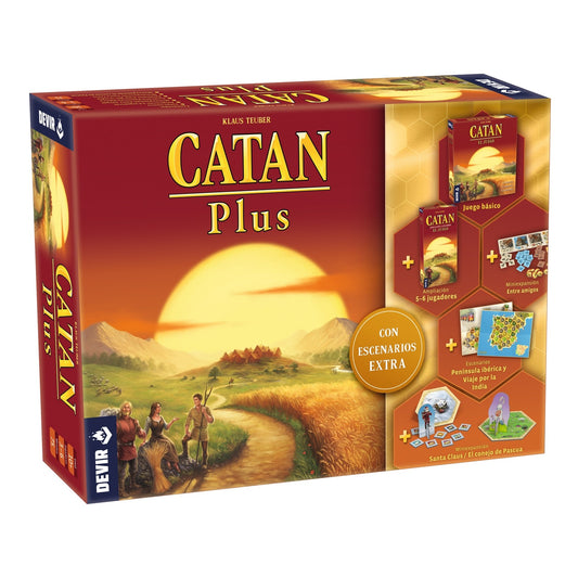 Catán Plus Ed 2023 - Juego de mesa - Devir - Desde 8 años