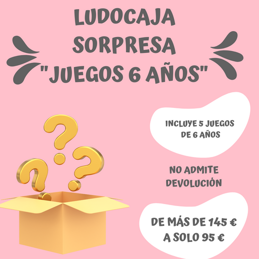 Ludocaja Sorpresa "Juegos de mesa 6 años"  - Juego de mesa - Mi Juego Bonito