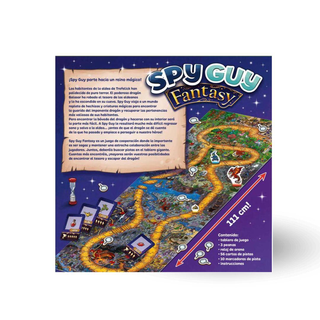 Spy Guy Fantasy - Juego de mesa 5+ años - Atomo