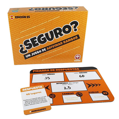 ¿Seguro? - Juego de mesa - Mebo Toys