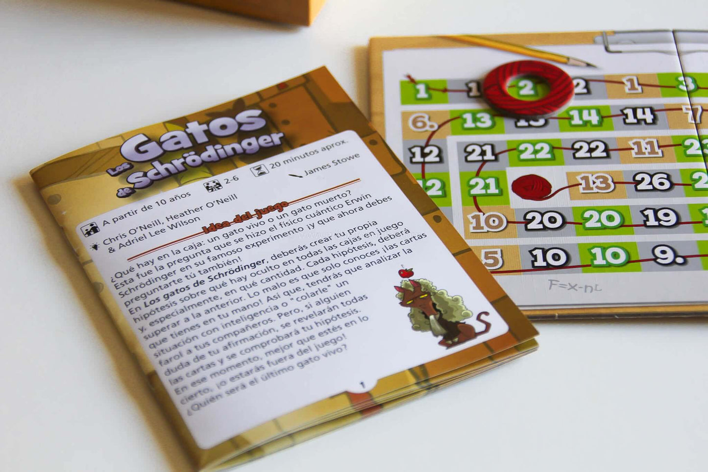 LOS GATOS DE SCHRÖDINGER - Juego de mesa - Mercurio Board Games