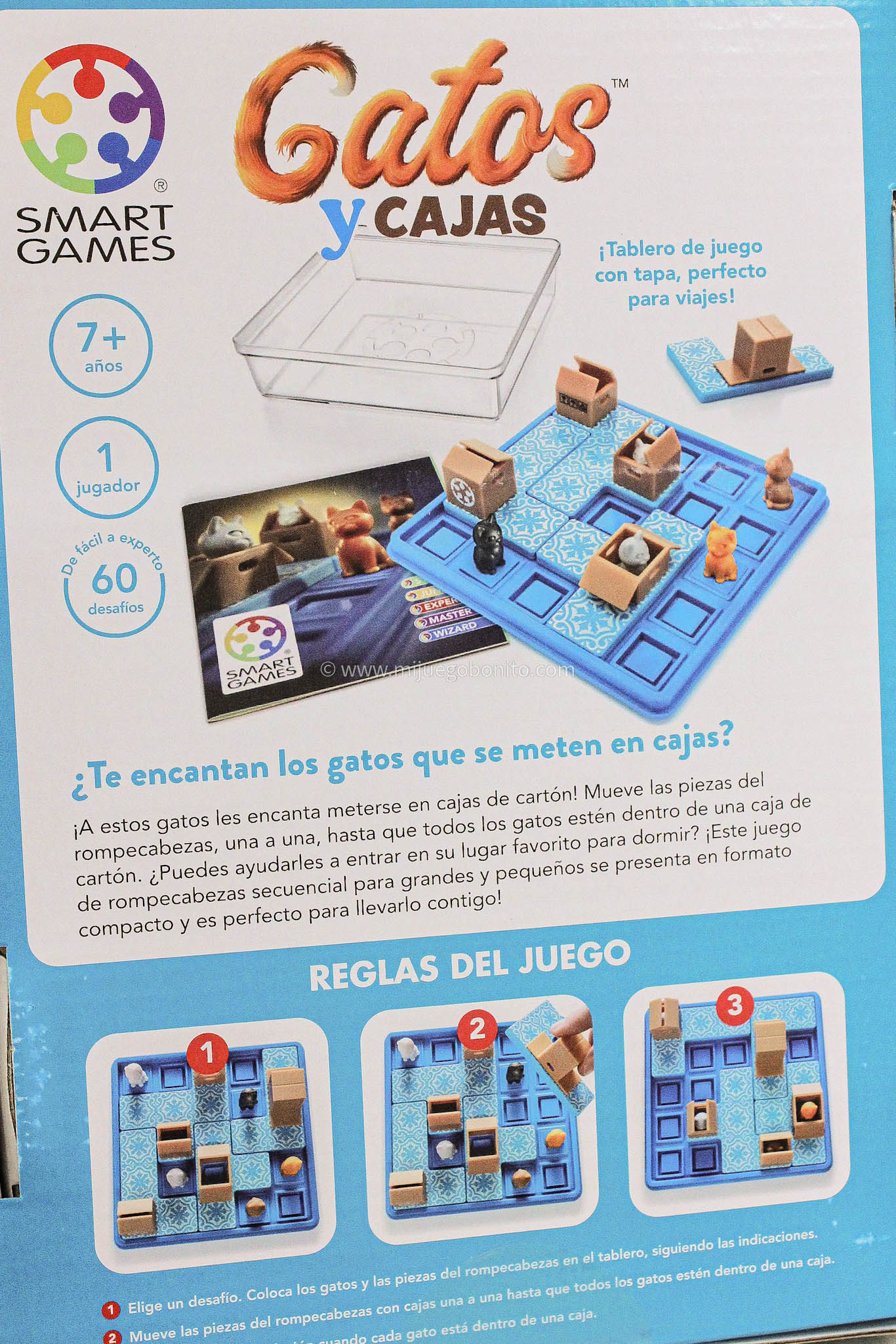 Gatos y Cajas - Juego de mesa - SMART GAMES Board Games