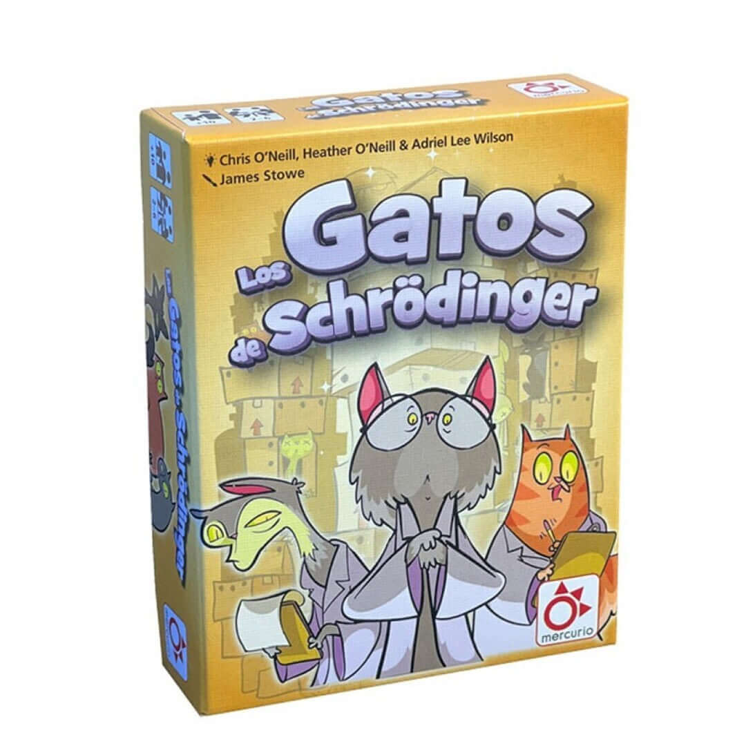 LOS GATOS DE SCHRÖDINGER - Juego de mesa - Mercurio Board Games