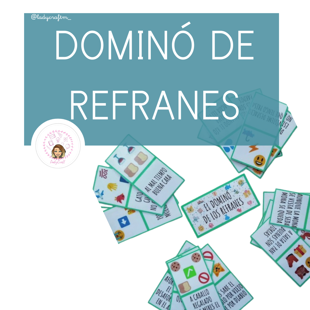 Dominó de refranes | Ladycraft