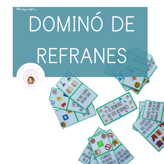 Dominó de refranes | Ladycraft E-Books