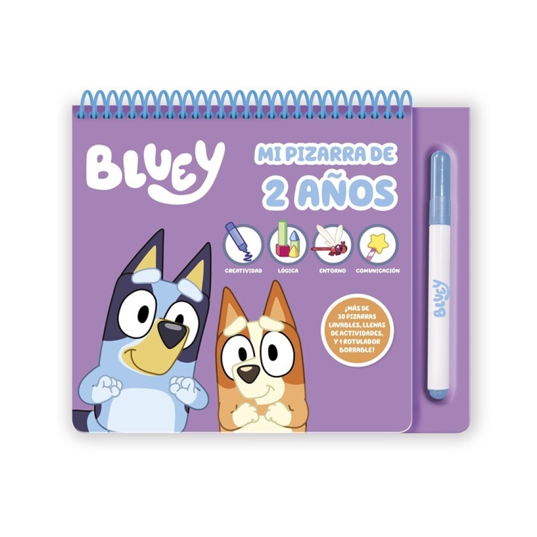 MI PIZARRA DE 2 AÑOS - BLUEY Educational Toys