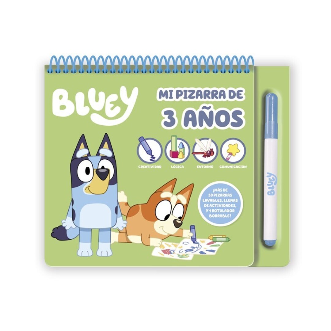 MI PIZARRA DE 3 AÑOS - BLUEY Educational Toys