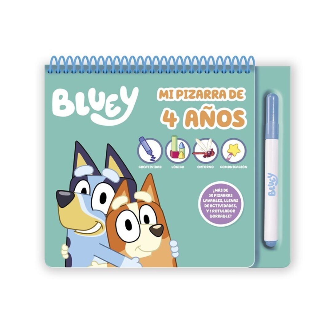 MI PIZARRA DE 4 AÑOS - BLUEY Educational Toys