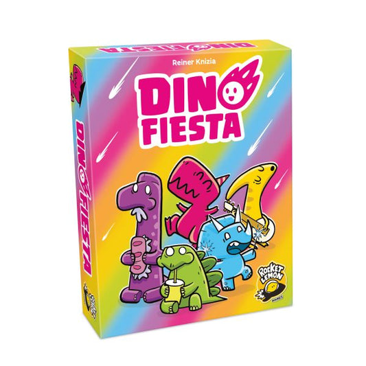 Dino Fiesta - Juego de mesa - ROCKET LEMON -  Desde 8 años