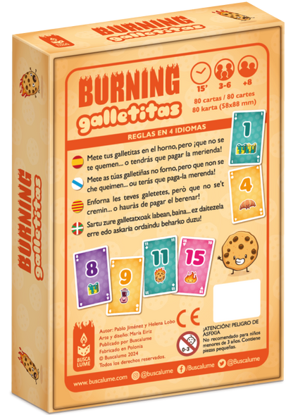 Burning Galletitas - Juego de mesa - Buscalume - Desde 8 años