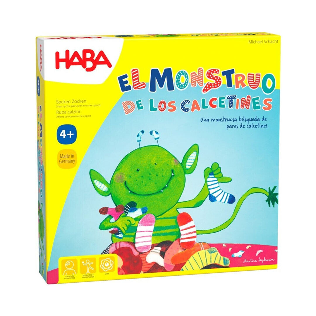 El monstruo de los calcetines - Juego de mesa - Haba Board Games