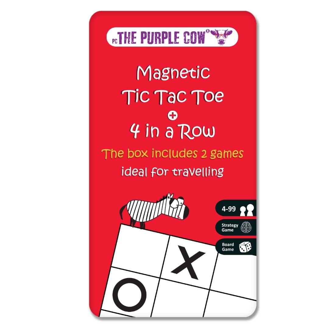 TO GO - Tic Tac Toe y 4 en Raya - The Purple Cow - Desde 4 años