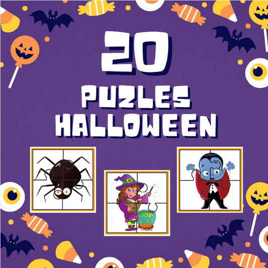 20 PUZLES HALLOWEEN | Ladycraft