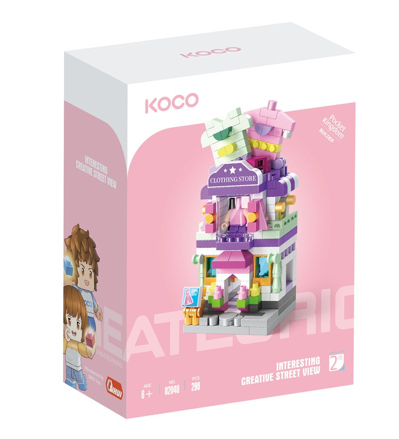 Koco  Tienda de ropa - 298 pcs - Juego de construcción desde los 6 años - Koco