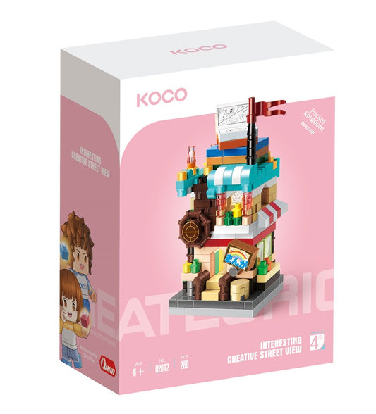 Koco Tienda de cómics - 280 piezas  - Juego de construcción desde los 6 años - Koco