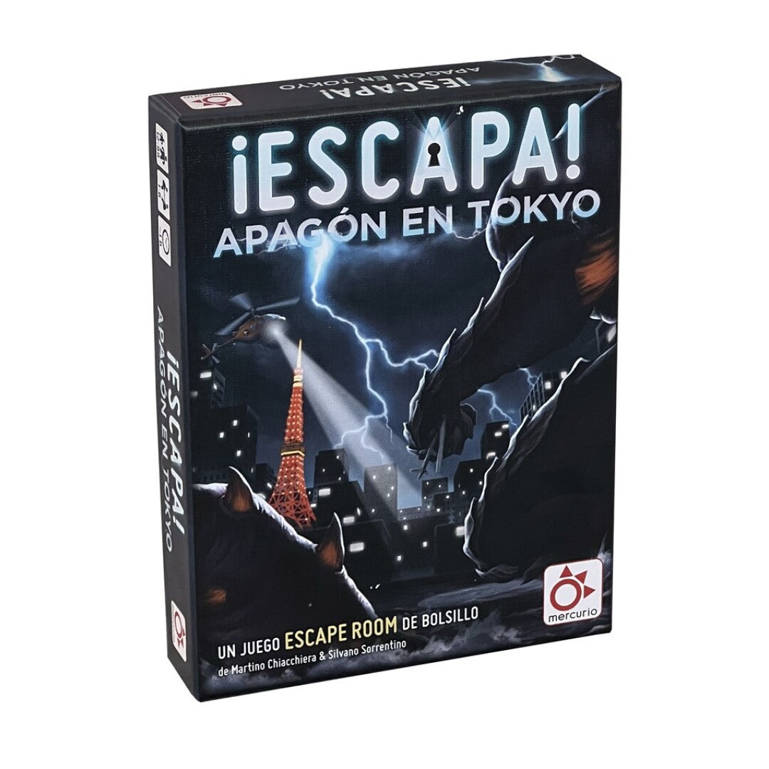 ESCAPA. APAGÓN EN TOKYO   - Juego de mesa - Mercurio - Desde 12 años