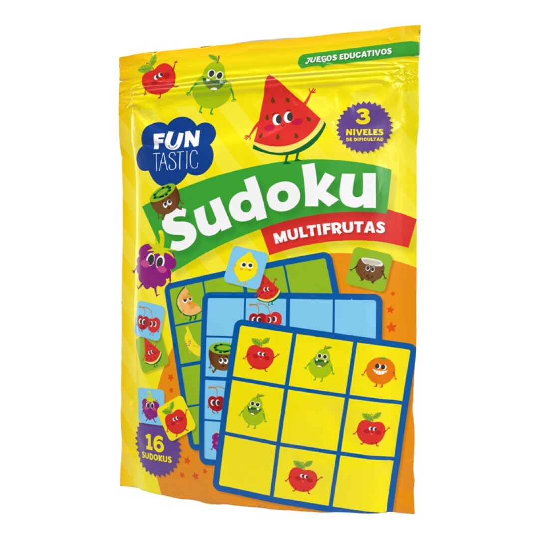 BOLSA SUDOKU MULTIFRUTAS +4 años Toys