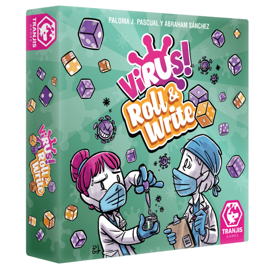 Virus! Roll & Write - Juego de mesa - Tranjis - Desde 8 años Board Games