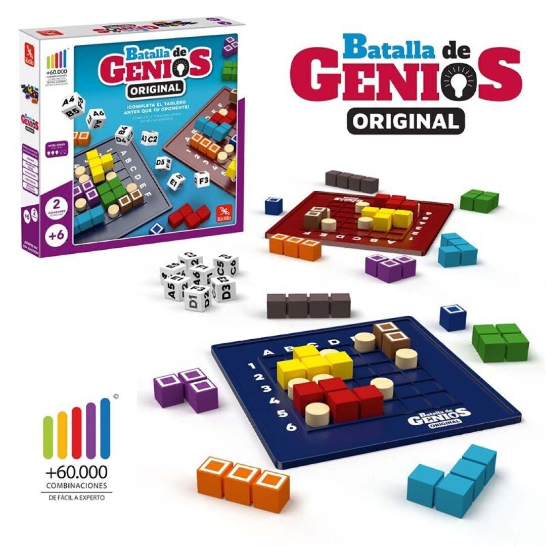 Ludilo - Batalla De Genios Original, Juegos De Mesa Niños 6 Años, Juguetes niños 6 años, Juegos De Mesa Niños, Juegos Para niños