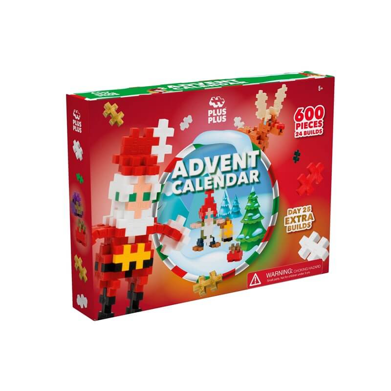 Calendario adviento plus plus 600 piezas | Juego de construcción | Mi Juego Bonito Building Toys