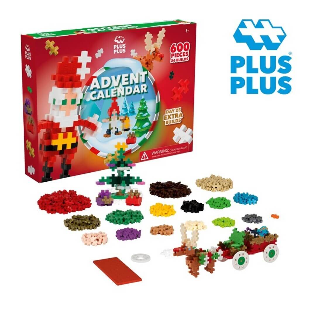 Calendario adviento plus plus 600 piezas | Juego de construcción | Mi Juego Bonito Building Toys